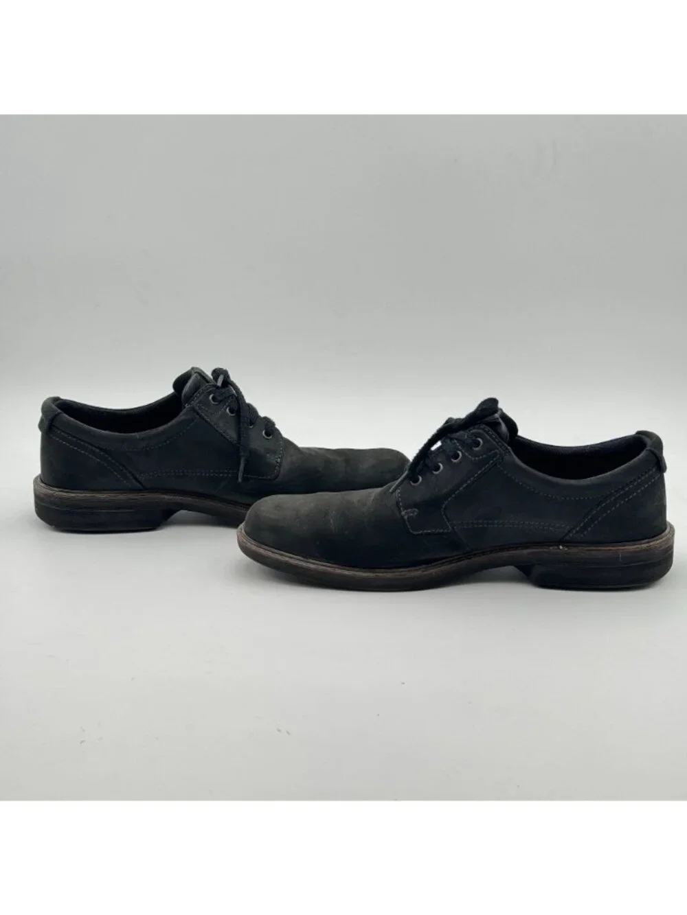 ECCO Mens EU 46 Turn GTX Waterproof Black Leather Oxford Shoes Low Top GoreTex - Picture 8 of 9